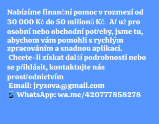 zajistit si zde půjčku všichni občané ČR